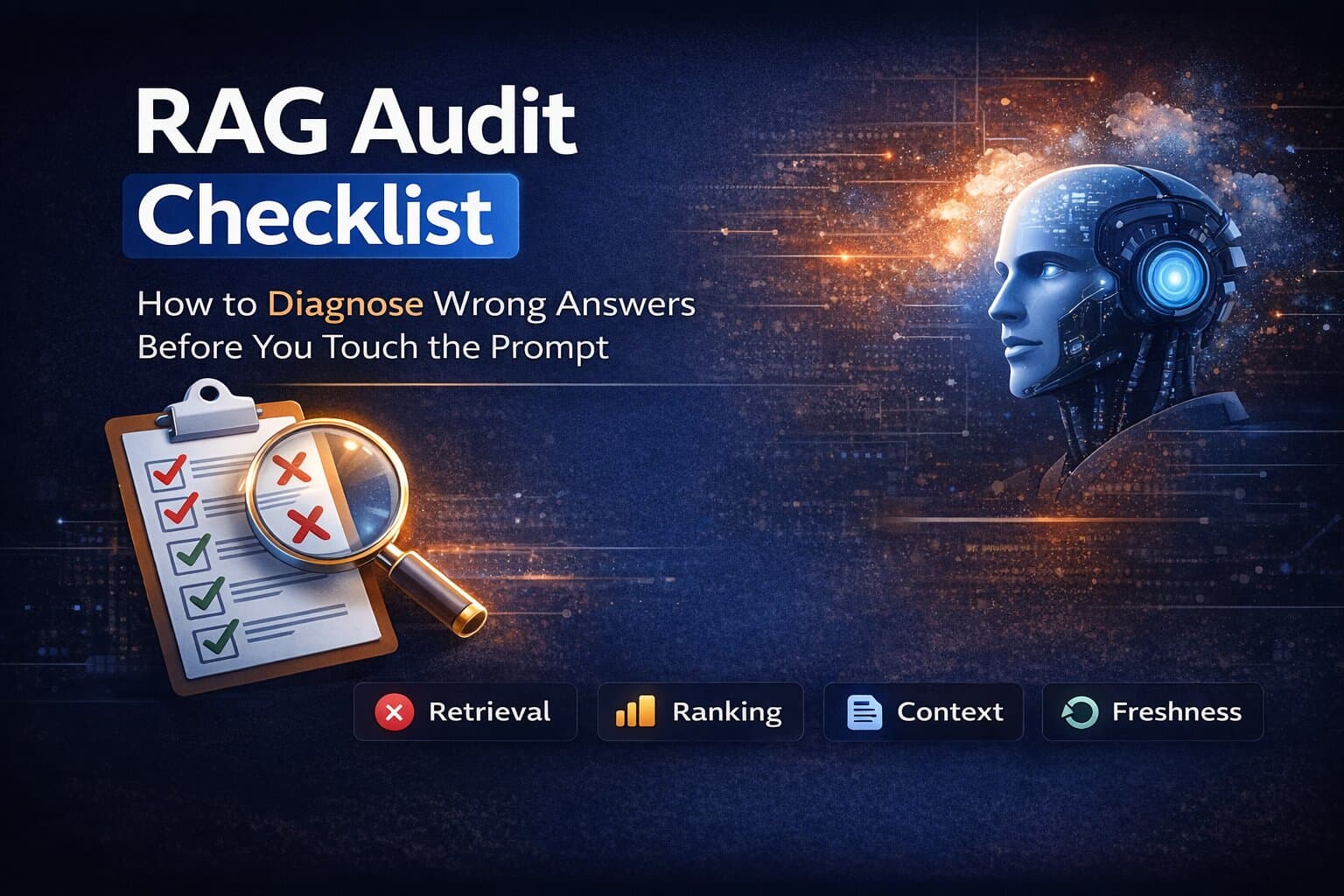 RAG Audit Checklist: How to Diagnose Wrong Answers Before You Touch the Prompt