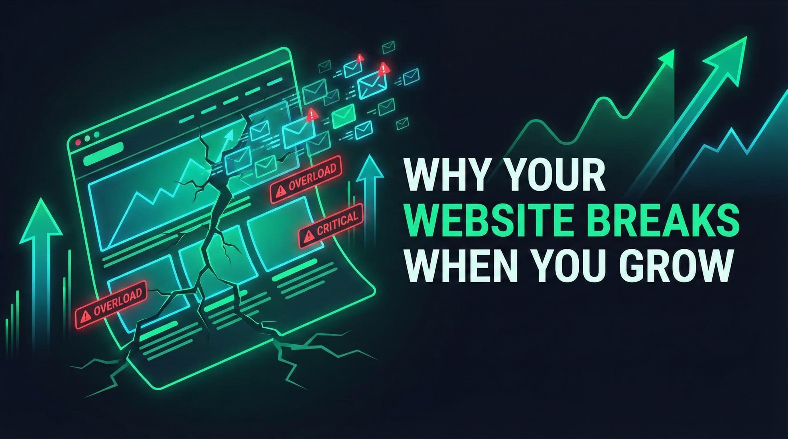 Why Your Website Breaks When You Grow (And How to Fix It Before It Happens)