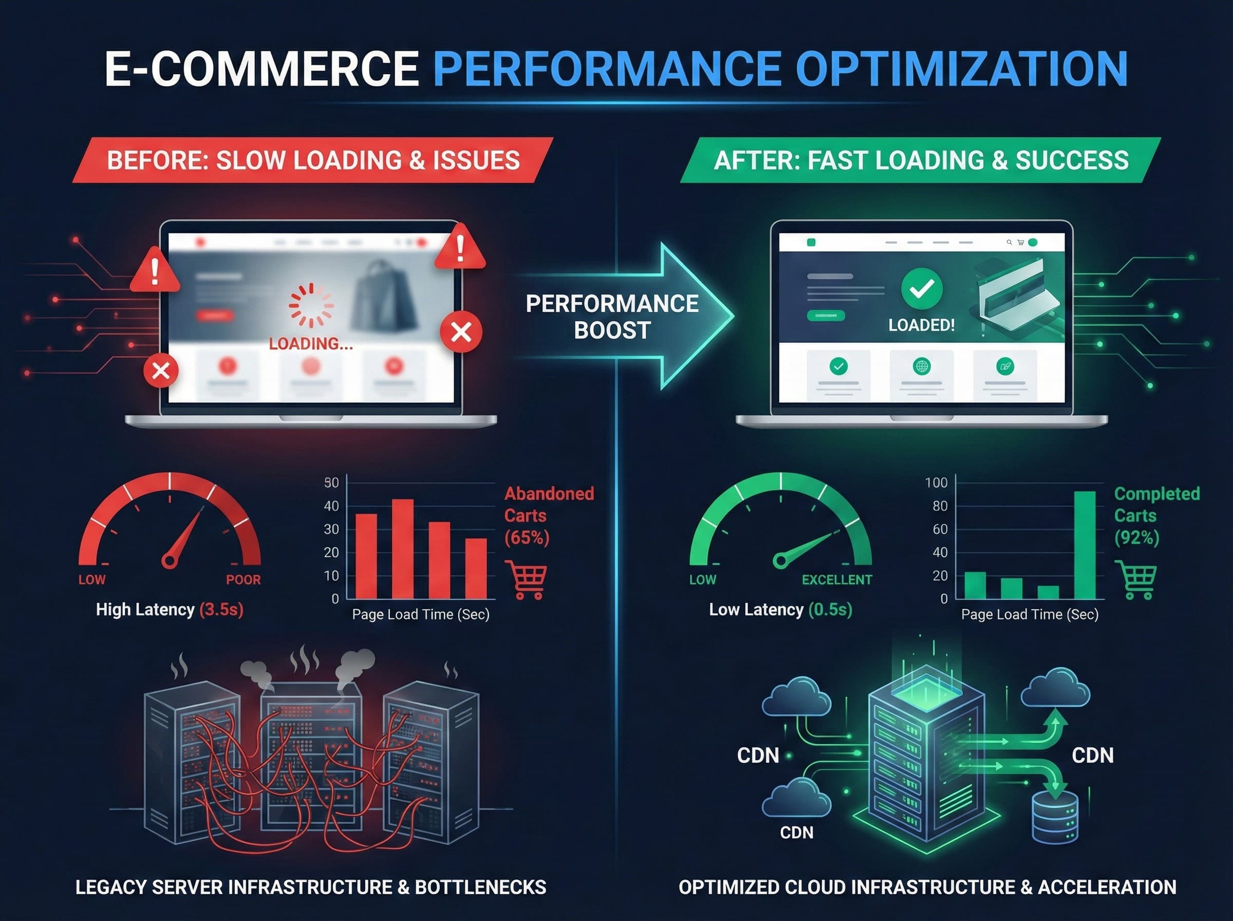 E-commerce Platform: 3x Faster Load Times, 40% Higher Conversion