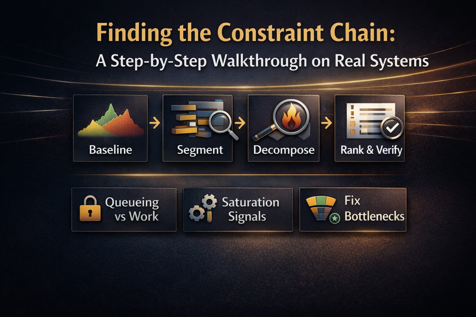 Finding the constraint chain: a step-by-step walkthrough on real systems