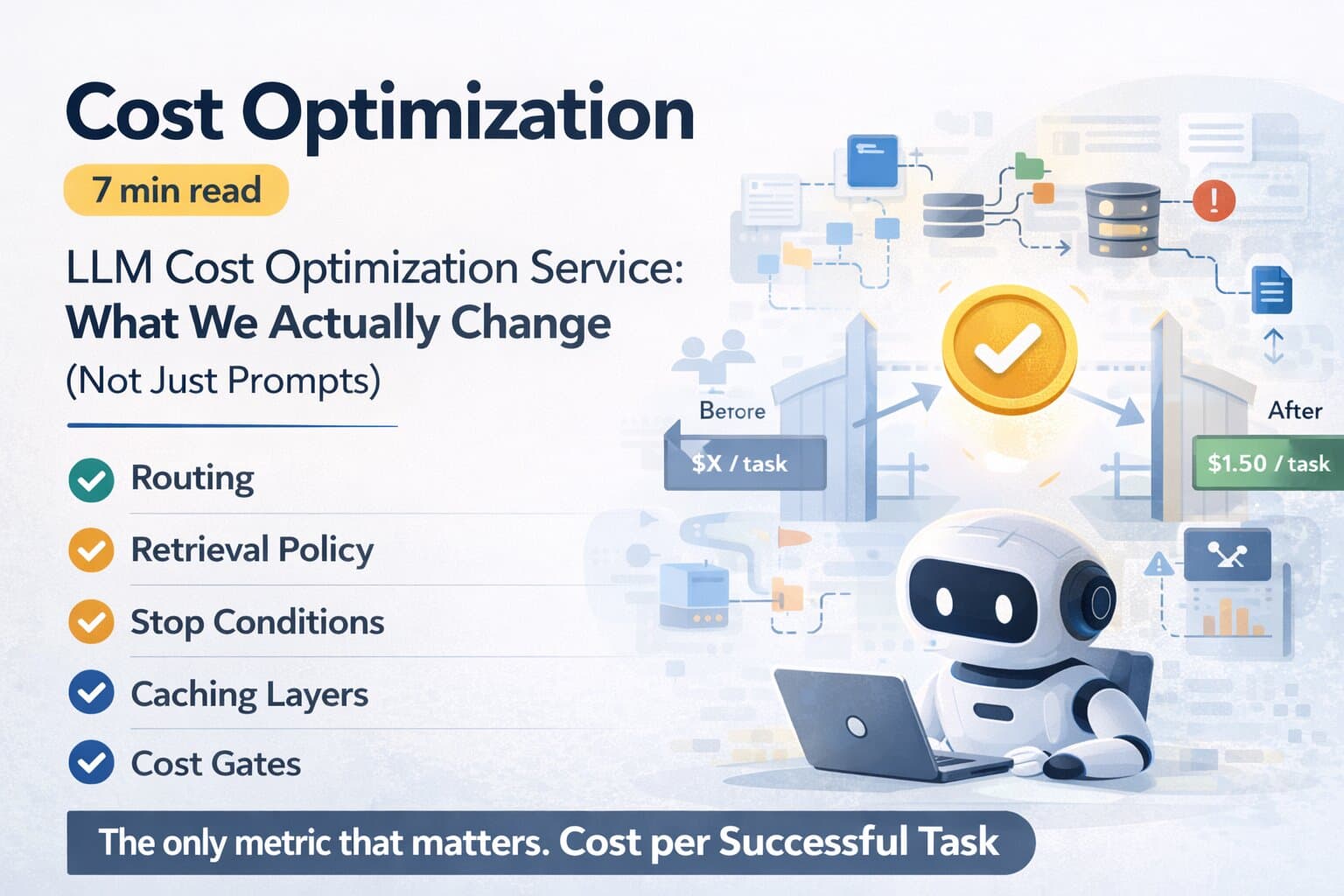 LLM Cost Optimization Service: What We Actually Change (Not Just Prompts)