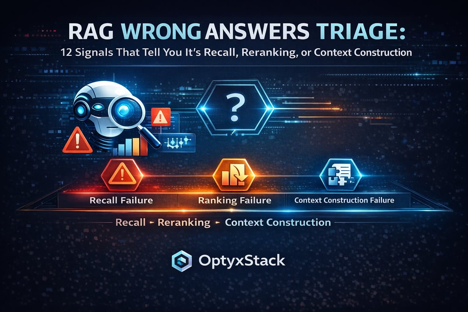 RAG Wrong Answers Triage: Is It Recall, Reranking, or Context Construction?