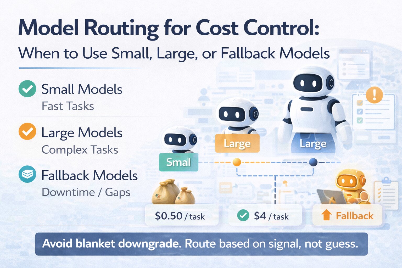 Model Routing for Cost Control: When to Use Small, Large, or Fallback ...